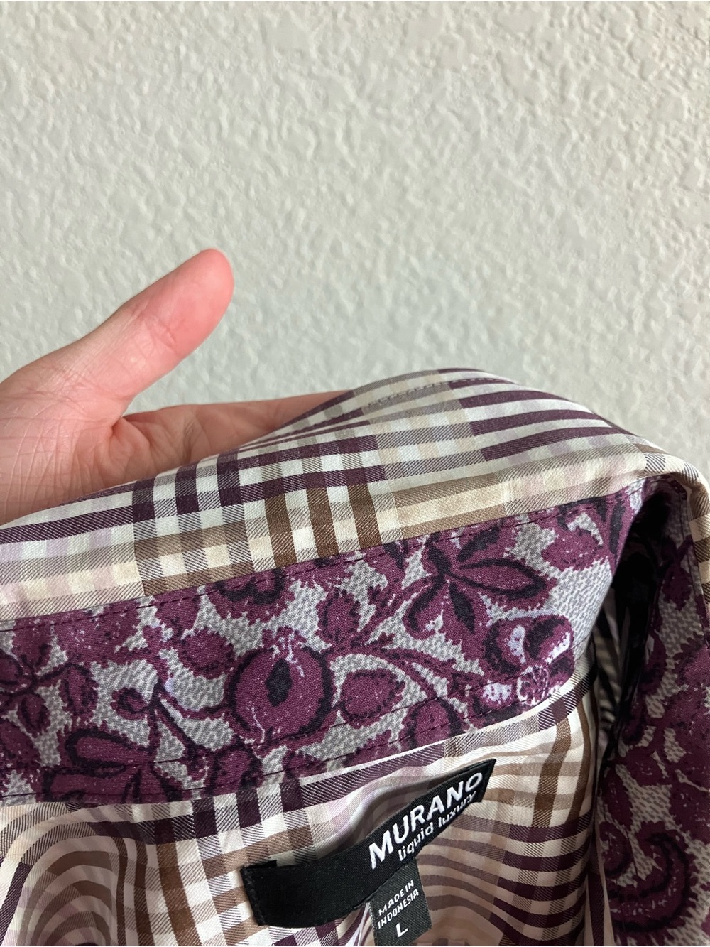 Men's Patterned Button Down - Picture 6 of 6